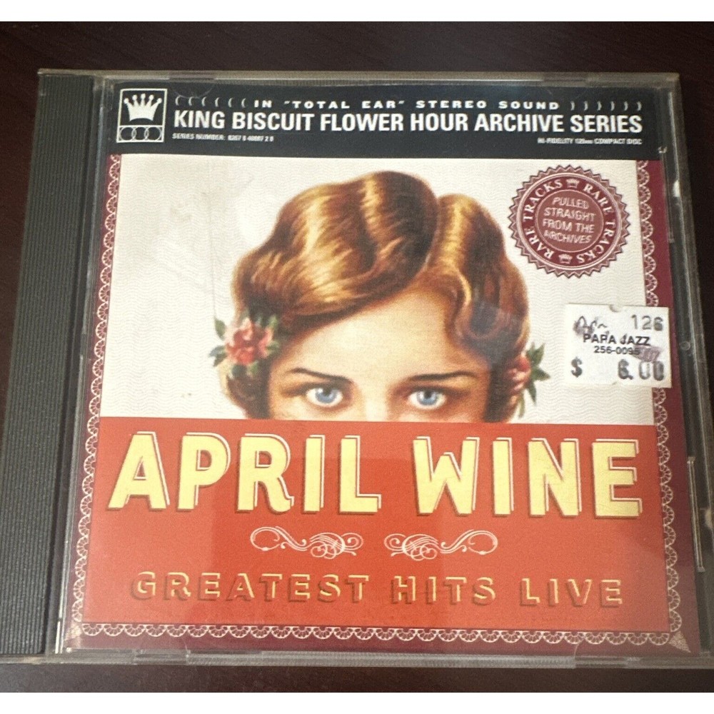 2003 APRIL WINE Greatest Hits Live CD KING BISCUIT FLOWER HOUR ARCHIVE SERIES